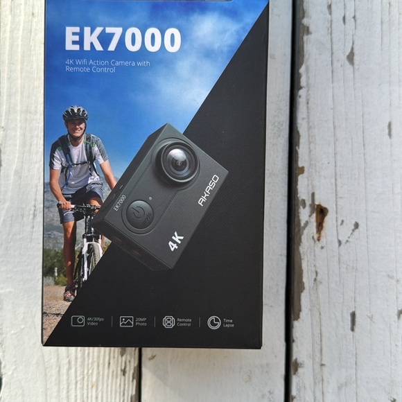 EK 7000 Go Pro 4K Action Camera with Remote New - Picture 7 of 8